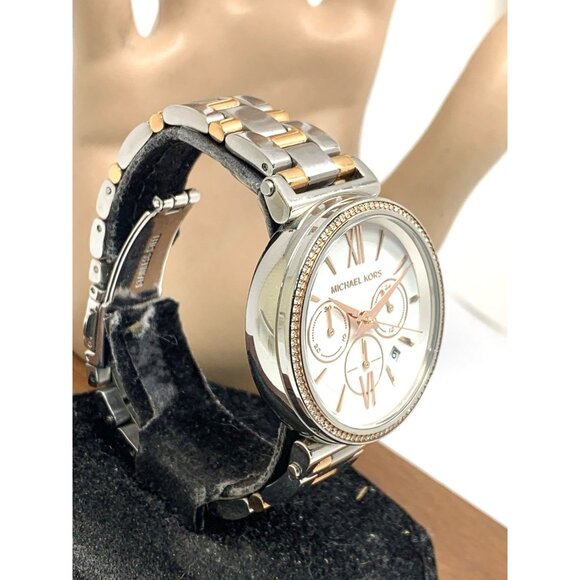 Michael Kors Women\'s Watch MK6558 Sofie Quartz Chronograph Rose Gold Steel 39mm main image 4